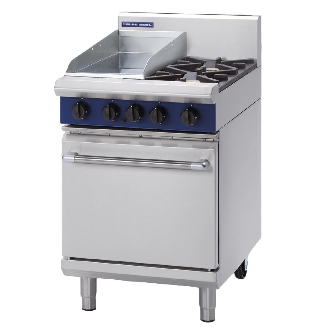 Blue Seal Evolution 2 Burner/Griddle Static Oven LPG 600mm G504C/L - GK274-P  Blue Seal   