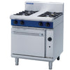 Blue Seal Evolution 4 Burner Static Oven Natural Gas 750mm G505D/N - GK279-N  Blue Seal   