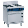 Blue Seal Evolution 4 Burner Electric Static Oven Natural Gas 750mm GE505D/N - GK285-N  Blue Seal   