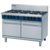 Blue Seal Evolution 8 Burner Double Static Oven Nat Gas 1200mm G528D/N - GK367-N  Blue Seal   