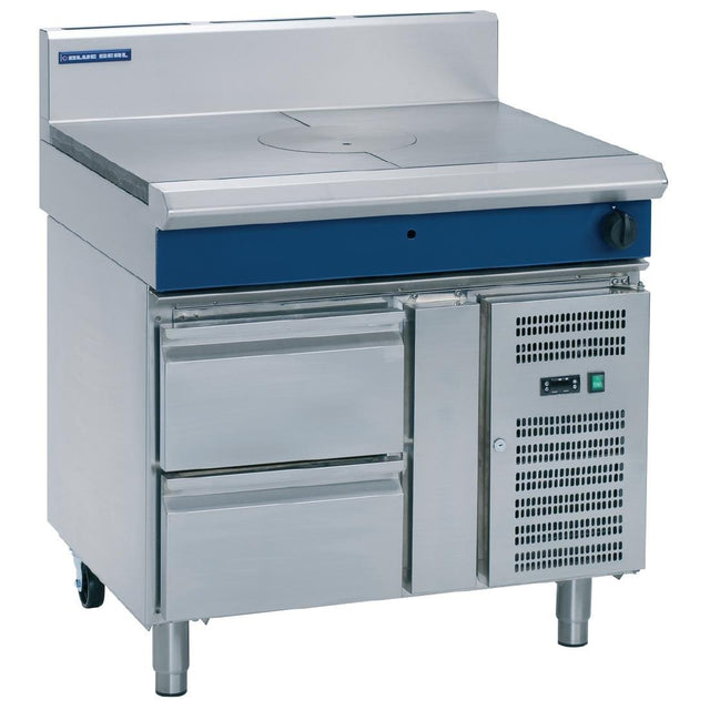 Blue Seal Evolution Target Top with Refrigerated Base LPG 900mm G57-RB/L - GK380-P  Blue Seal   