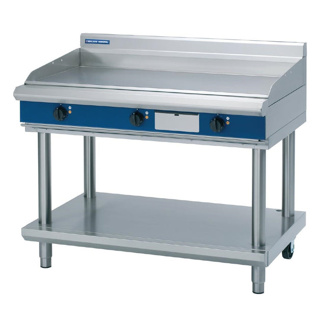 Blue Seal Evolution Chrome Griddle with Leg Stand Electric 1200mm EP518-LS - GK529  Blue Seal   