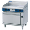 Blue Seal Evolution LPG 1/3 Ribbed Griddle Electric Convection Oven 900mm GPE56/L - GK549-P  Blue Seal   