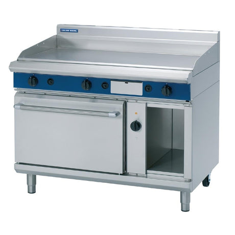 Blue Seal Evolution LPG Chrome Griddle Electric Convection Oven 1200mm GPE58/L - GK561-P  Blue Seal   