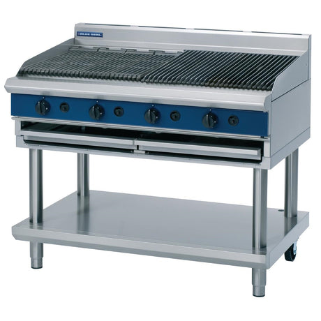 Blue Seal Evolution Chargrill with Leg Stand Nat Gas 1200mm G598-LS/N - GK580-N Charcoal Grills Blue Seal