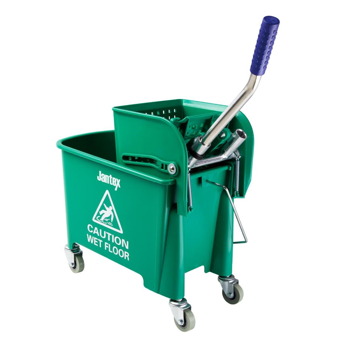 Jantex Kentucky Green Mop Bucket and Wringer 20Ltr - GK689  Jantex   