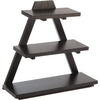 APS Triangle Wooden Buffet Stand Black - GK818  APS   