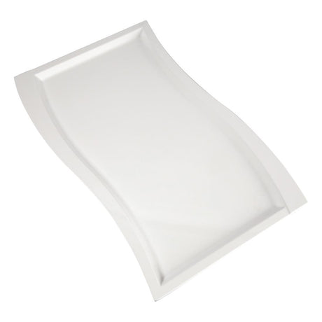 APS Wave Melamine Platter White GN 1/1 - GK826  APS   