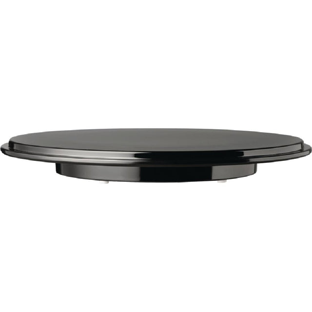 APS Pure Round Cake Platter Melamine Black - GK858  APS   