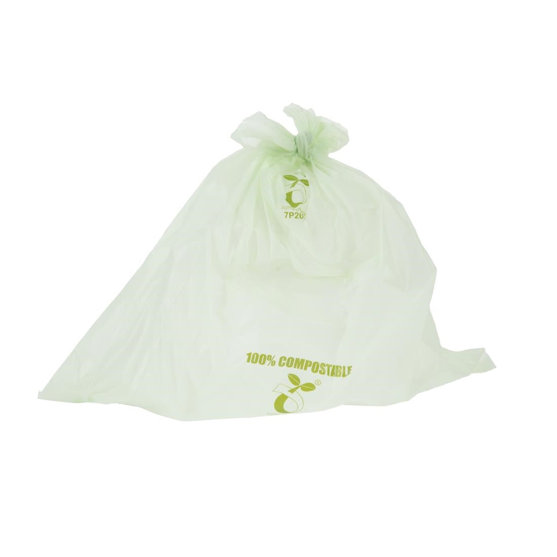 Jantex Small Compostable Caddy Liners 10Ltr (Pack of 24) - GK890  Jantex   