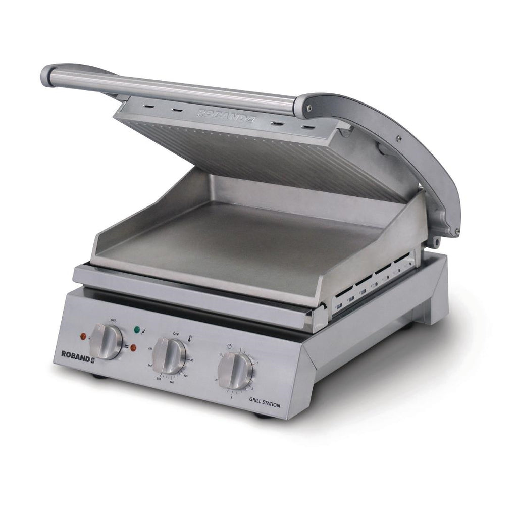 Roband Contact Grill 8 Slice Ribbed Top Plate 2990W GSA815R - GK946 Contact Grills & Panini Makers Roband