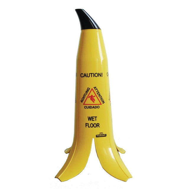 Banana Skin Wet Floor Sign - GK976  Banana Products LLC   