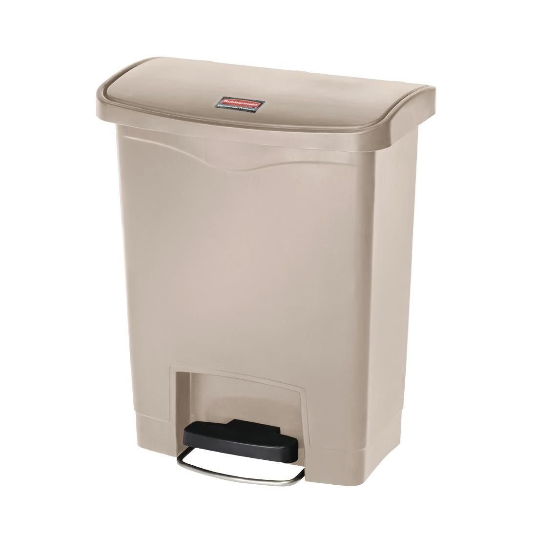 Rubbermaid Slim Jim Step on Front Pedal Beige 30Ltr - GL021  Slim Jim   