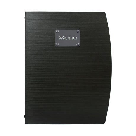 Securit Rio Menu Cover Black A4 - GL105  Securit   