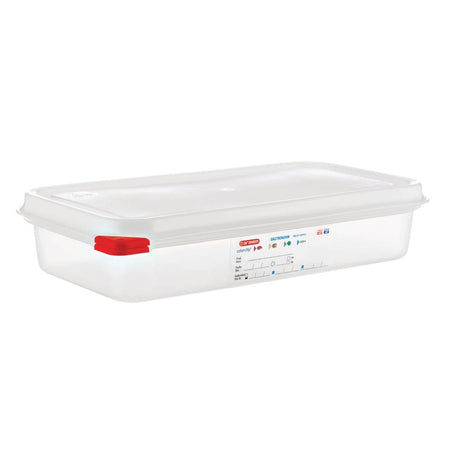 Araven Polypropylene 1/3 Gastronorm Food Containers 2.5Ltr (Pack of 4) - GL262  Araven   