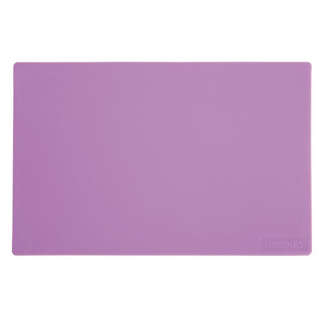 Hygiplas Low Density Purple Chopping Board 450x300x10mm - GL295  Hygiplas   