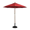 Bolero Round Parasol 2.5m Diameter Red - GL304 Parasols and Sunloungers Bolero