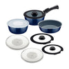 Tramontina Ítria 10-Piece Nesting Cookware Set Navy - GL339  Tramontina   
