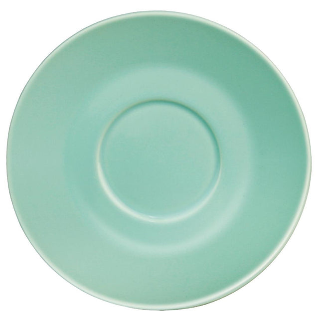 Olympia Cafe Espresso Saucer Aqua (Fits GL460) - 158mm 6 1/4" (Box 12) - GL464 Olympia Crockery Olympia   