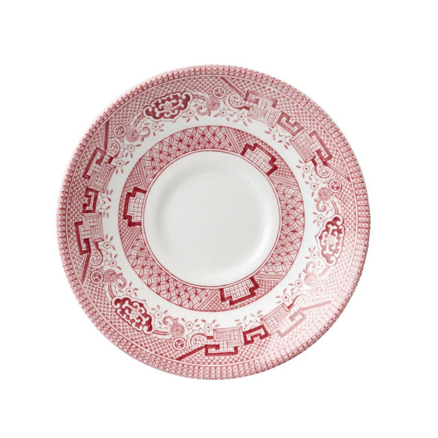Churchill Vintage Prints Willow Georgian Saucers (Pack of 12) - GL475 Churchill Super Vitrified Churchill   