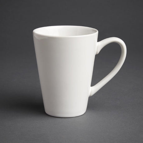 Olympia Cafe Latte Cup White - 340ml 11.5fl oz (Box 12) - GL487 Cups and Mugs Olympia