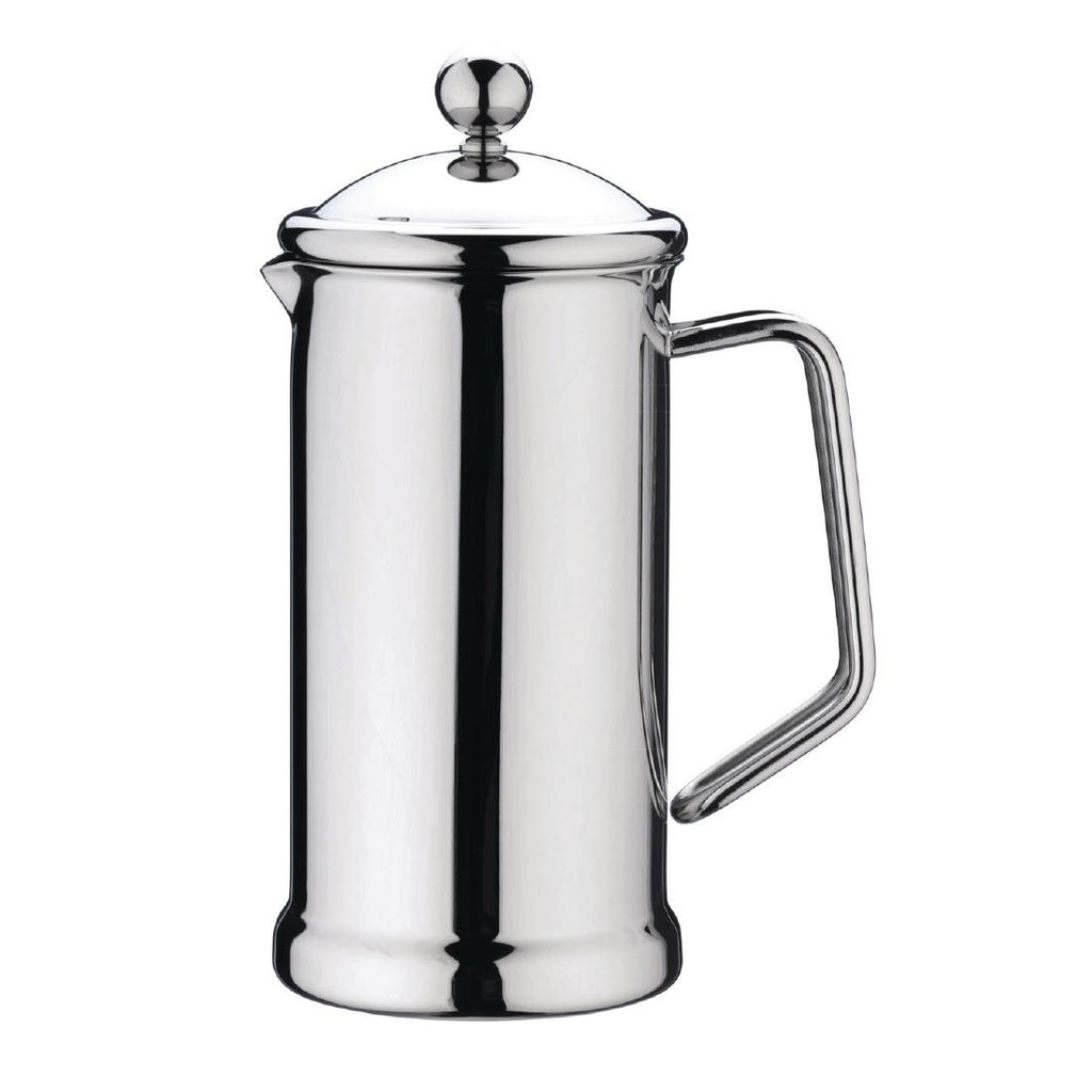 Polished Stainless Steel Cafetiere 8 Cup - GL649  EGL   