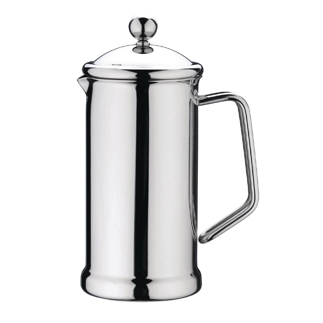 Polished Stainless Steel Cafetiere 8 Cup - GL649  EGL   