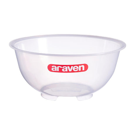 Araven Polypropylene Mixing Bowl Transparent 7Ltr - GL978  Araven   