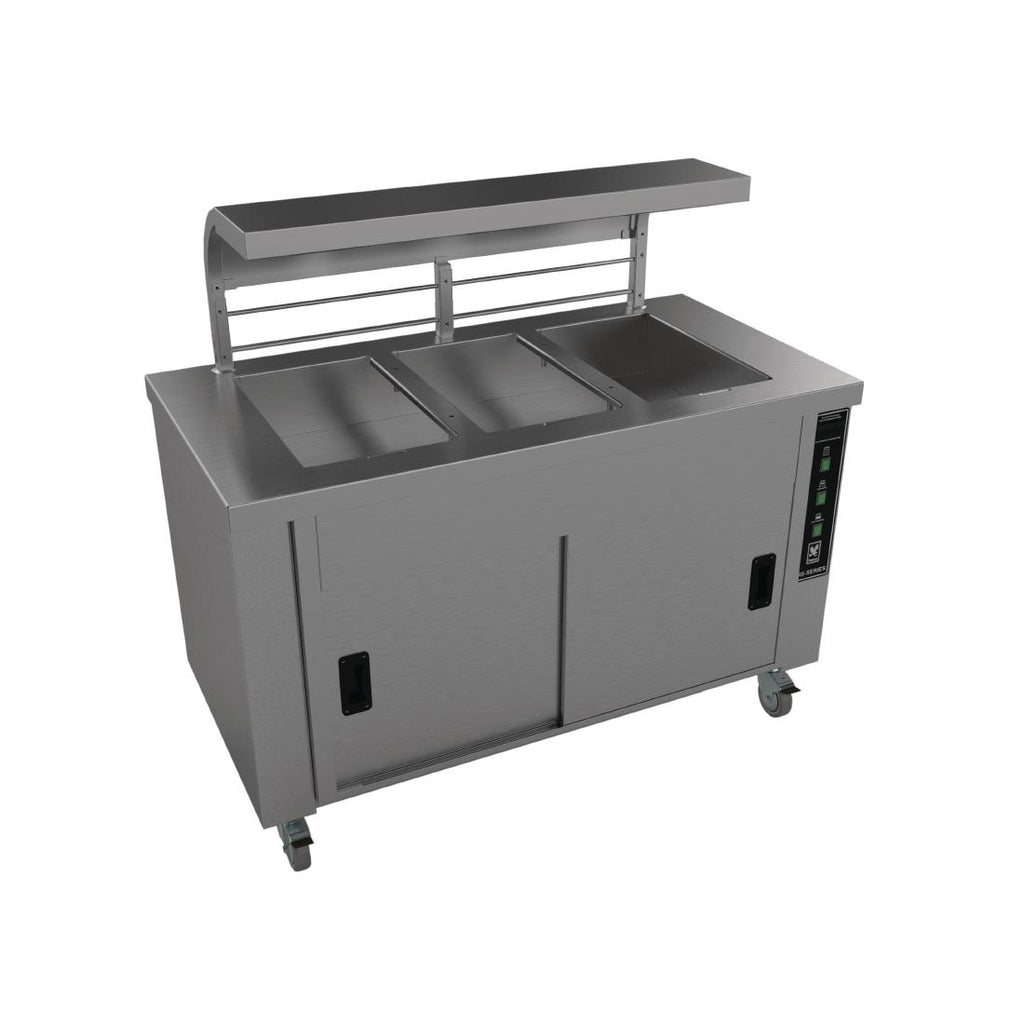 Falcon Chieftain 3 Well Heated Servery Counter HS3 - GM188  Falcon   