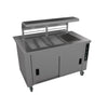 Falcon Chieftain 3 Well Heated Servery Counter with Trayslide HS3 - GM189  Falcon   
