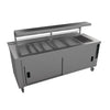 Falcon Chieftain 5 Well Heated Servery Counter with Trayslide HS5 - GM193  Falcon   