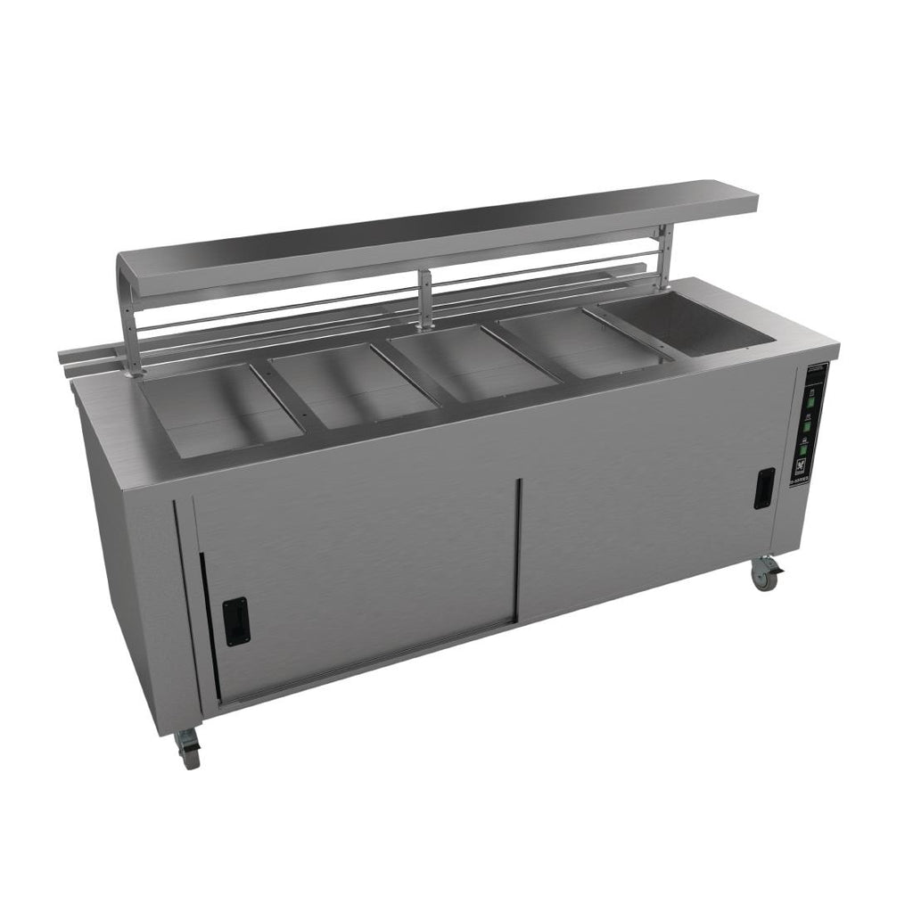 Falcon Chieftain 5 Well Heated Servery Counter with Trayslide HS5 - GM193  Falcon   