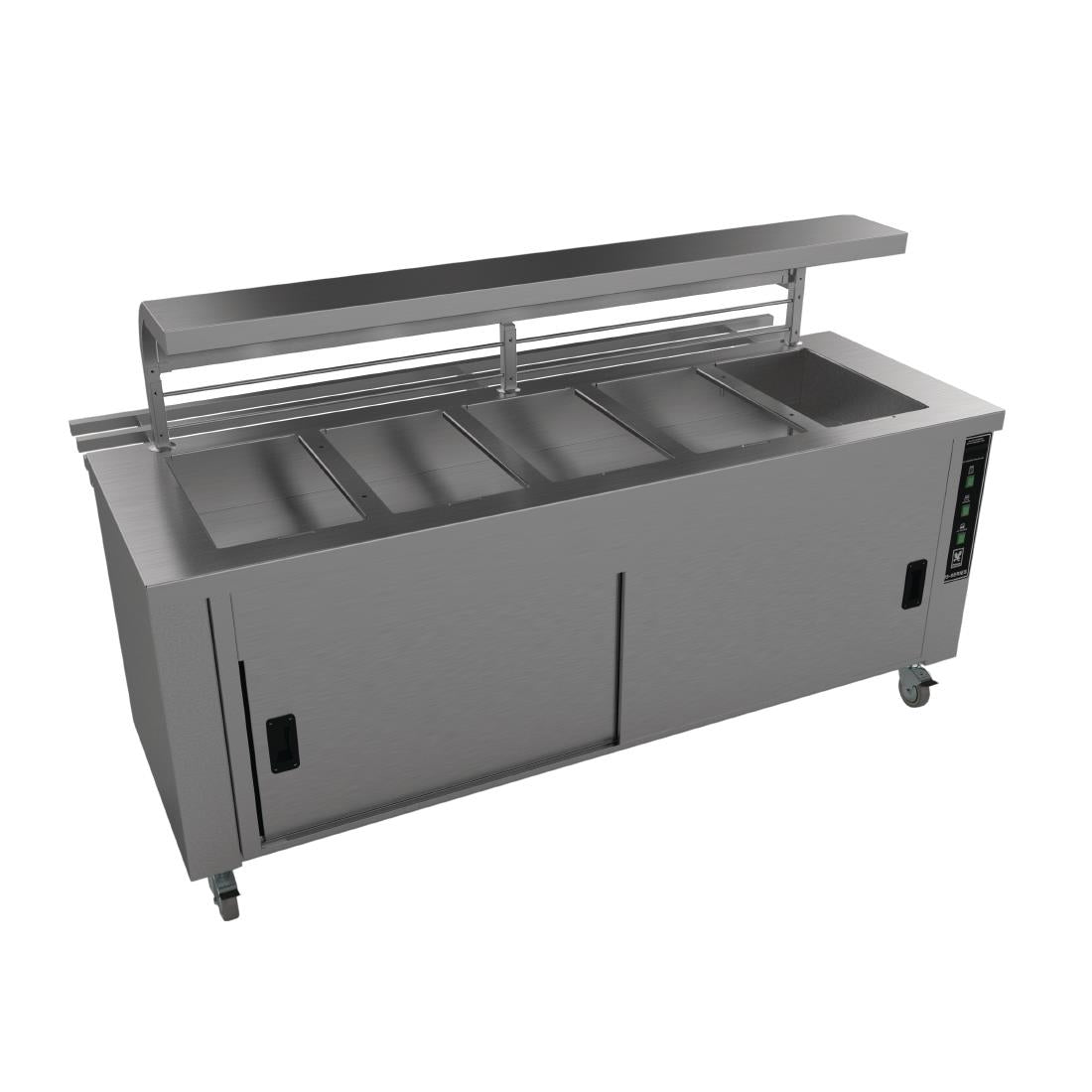 Falcon Chieftain 5 Well Heated Servery Counter with Trayslide HS5 - GM193  Falcon   