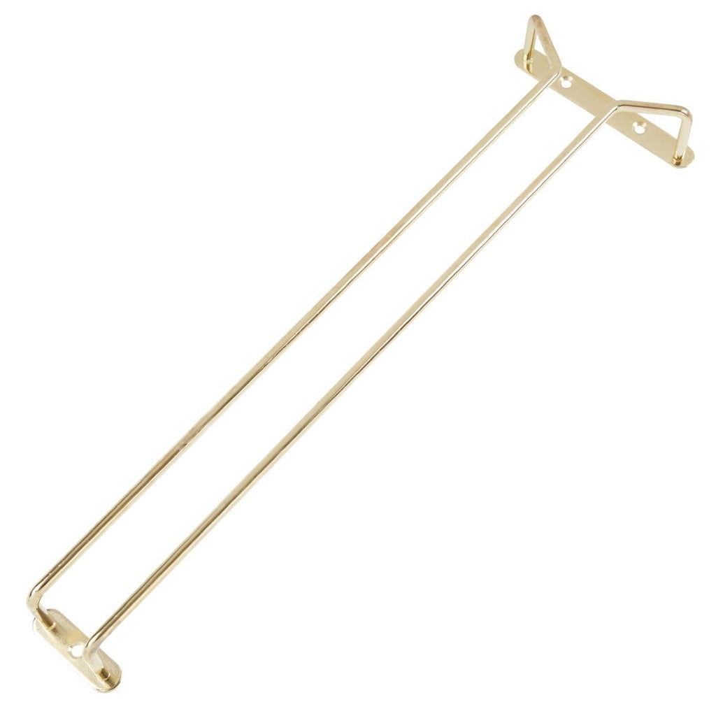 Beaumont Brass Wine Glass Rack 410mm - GM204  Beaumont   