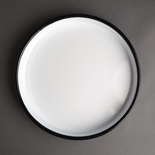 Olympia Enamelled Steel Round Service Tray 320mm - GM240 Olympia Crockery Olympia   