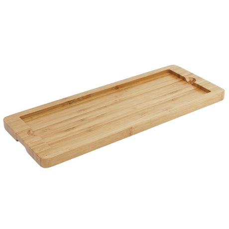 Olympia Wooden Base for Slate Platter 330 x 130mm - GM258  Olympia   