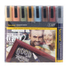 Securit 6mm Liquid Chalk Pens Assorted Earth Colours (Pack of 8) - GM269  Securit   