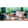 Olympia Large Enamel Soup Mugs 670ml (Pack of 6) - DC398 Olympia Crockery Olympia   