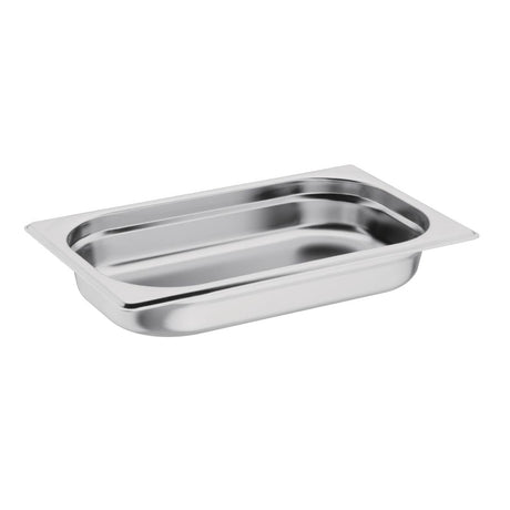 Vogue Stainless Steel 1/4 Gastronorm Tray 40mm - GM313  Vogue   