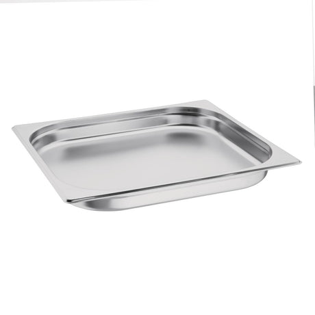 Vogue Stainless Steel Gastronorm 2/3 Tray 20mm - GM314  Vogue   