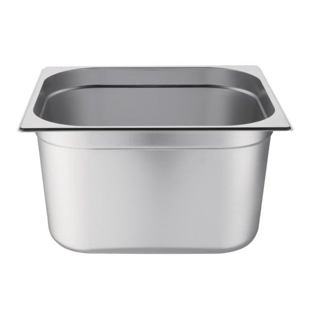 Vogue Stainless Steel Gastronorm 2/3 Tray 200mm - GM315  Vogue   