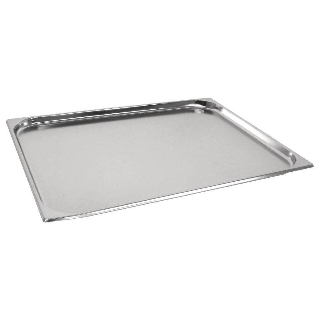 Vogue Stainless Steel 2/1 Gastronorm Tray 20mm - GM316  Vogue   