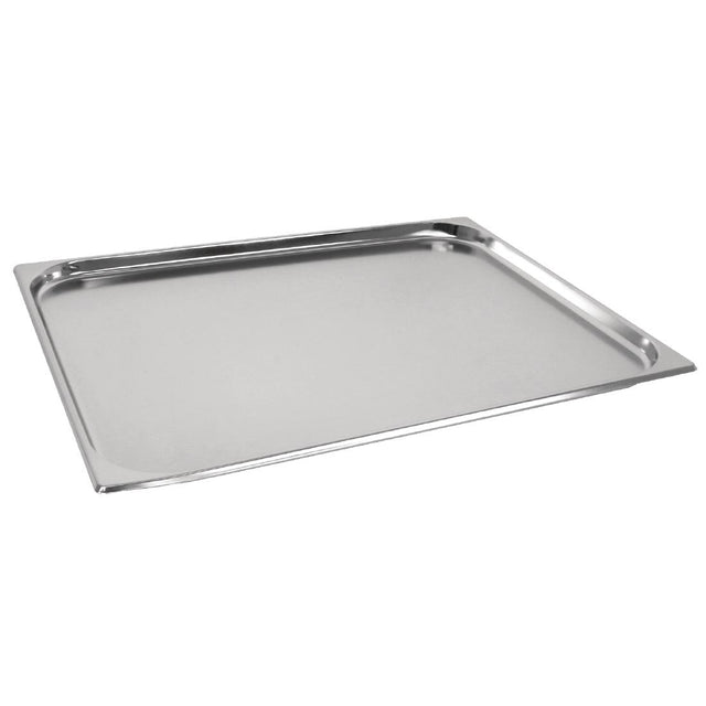 Vogue Stainless Steel 2/1 Gastronorm Tray 20mm - GM316  Vogue   