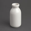 Olympia Whiteware White Mini Milk Bottle 145ml (Pack of 12) - GM368 Olympia Crockery Olympia   