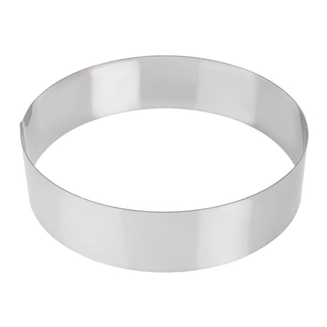 De Buyer Stainless Steel Mousse Ring 240 x 60mm - GM374  De Buyer   