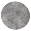 Werzalit Pre-Drilled Round Table Top Concrete 800mm - GM421 Stone Effect Table Tops Werzalit   