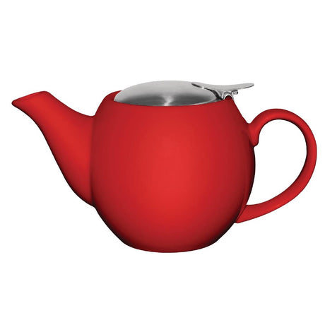 Olympia Cafe Teapot Red - 510ml 17.2fl oz (Box 1) - GM594 Olympia Crockery Olympia   