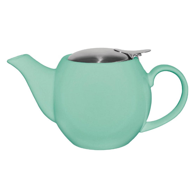 Olympia Cafe Teapot Aqua - 510ml 17.2fl oz (Box 1) - GM595 Olympia Crockery Olympia   