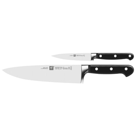 Zwilling Professional Knife Set 10cm Paring Knife & 20cm Chef's Knife (Pack 2) - GM671  Zwilling Henckels   