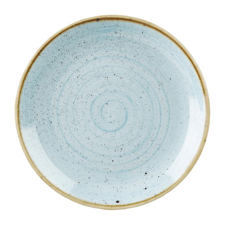 Churchill Stonecast Round Coupe Plate Duck Egg Blue 295mm (Pack of 12) - GM686 Plates Churchill